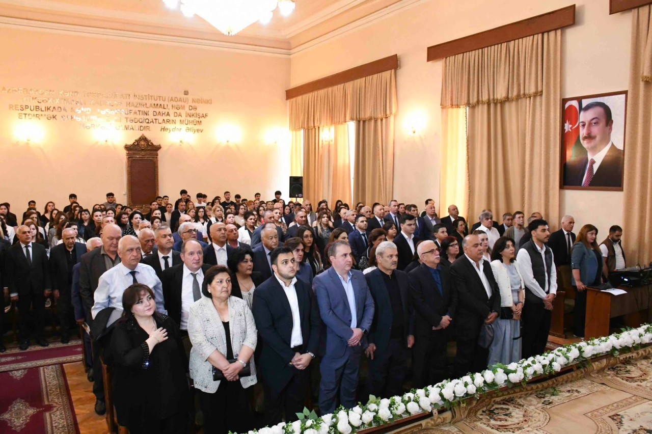 ADAU-da professor Yunis Səfərovun 100 illik yubileyi qeyd olundu - FOTOLAR